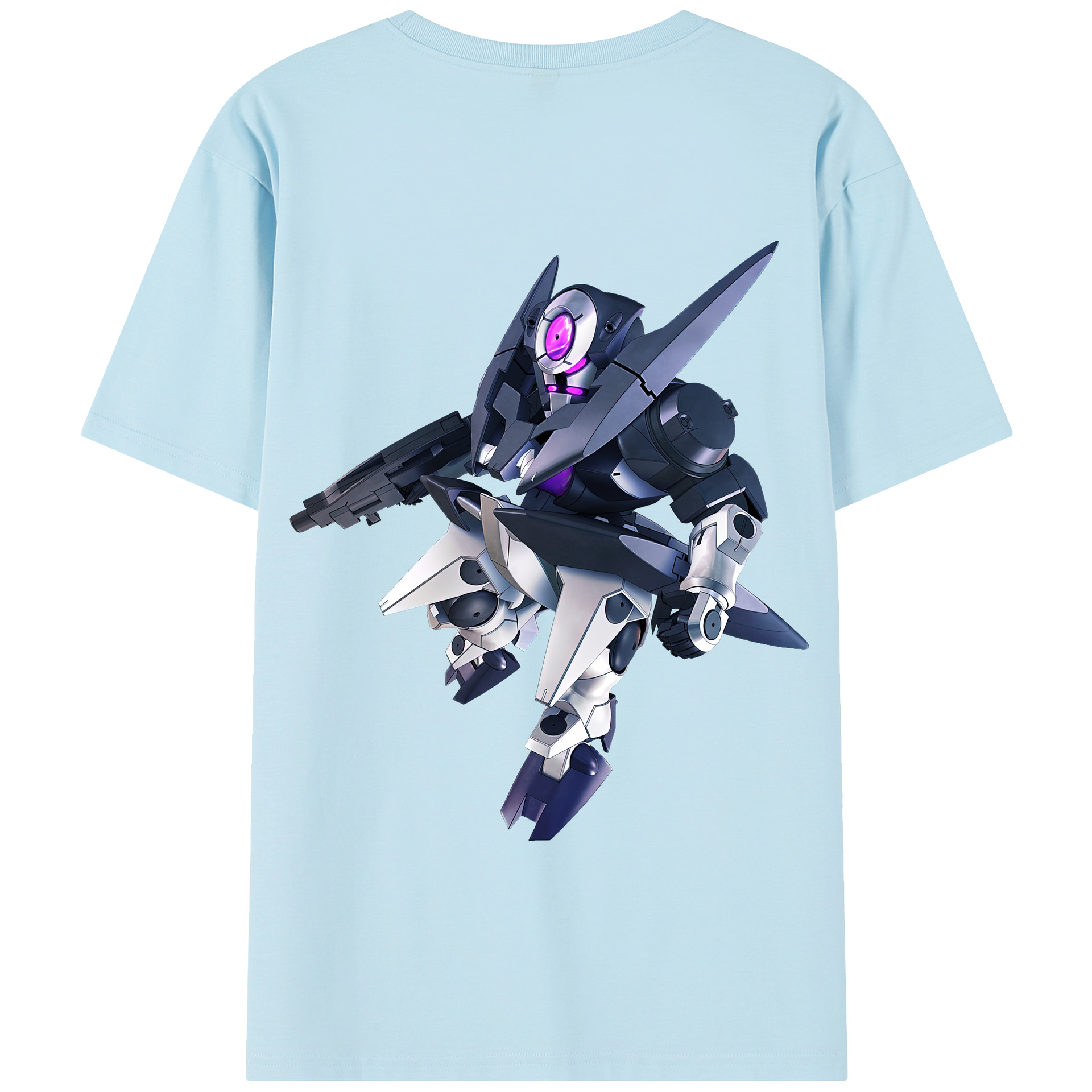 （画像用） 機動戦士ガンダム Mobile Suit Gundam 綿100％半袖Tシャツ（背面プリント）